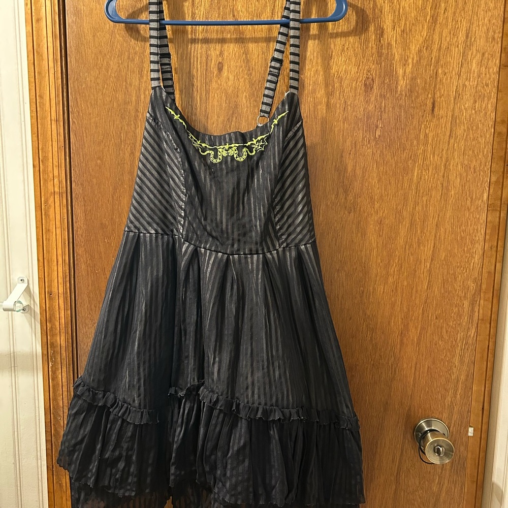 Beetlejuice themed dress